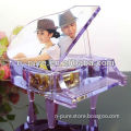 Purple Crystal Piano Photo Printed